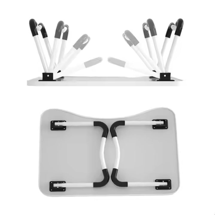 Foldable Wooden Laptop Table – Portable Study & Bed Desk